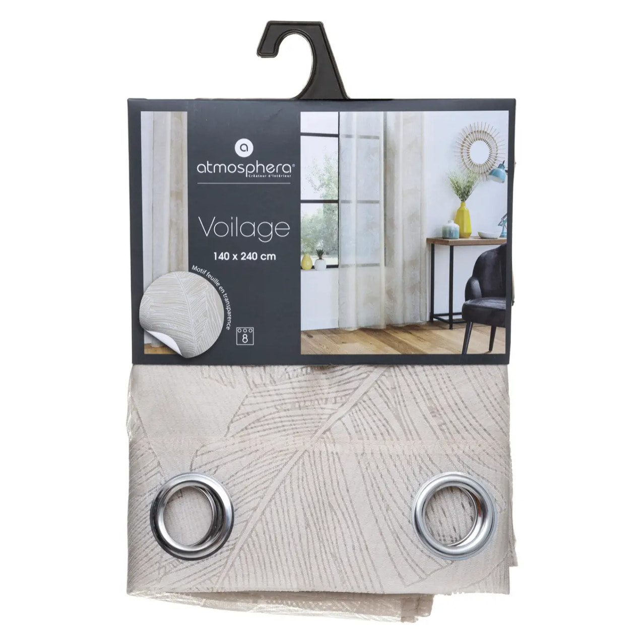 Voilage "Devo" beige 140x240cm