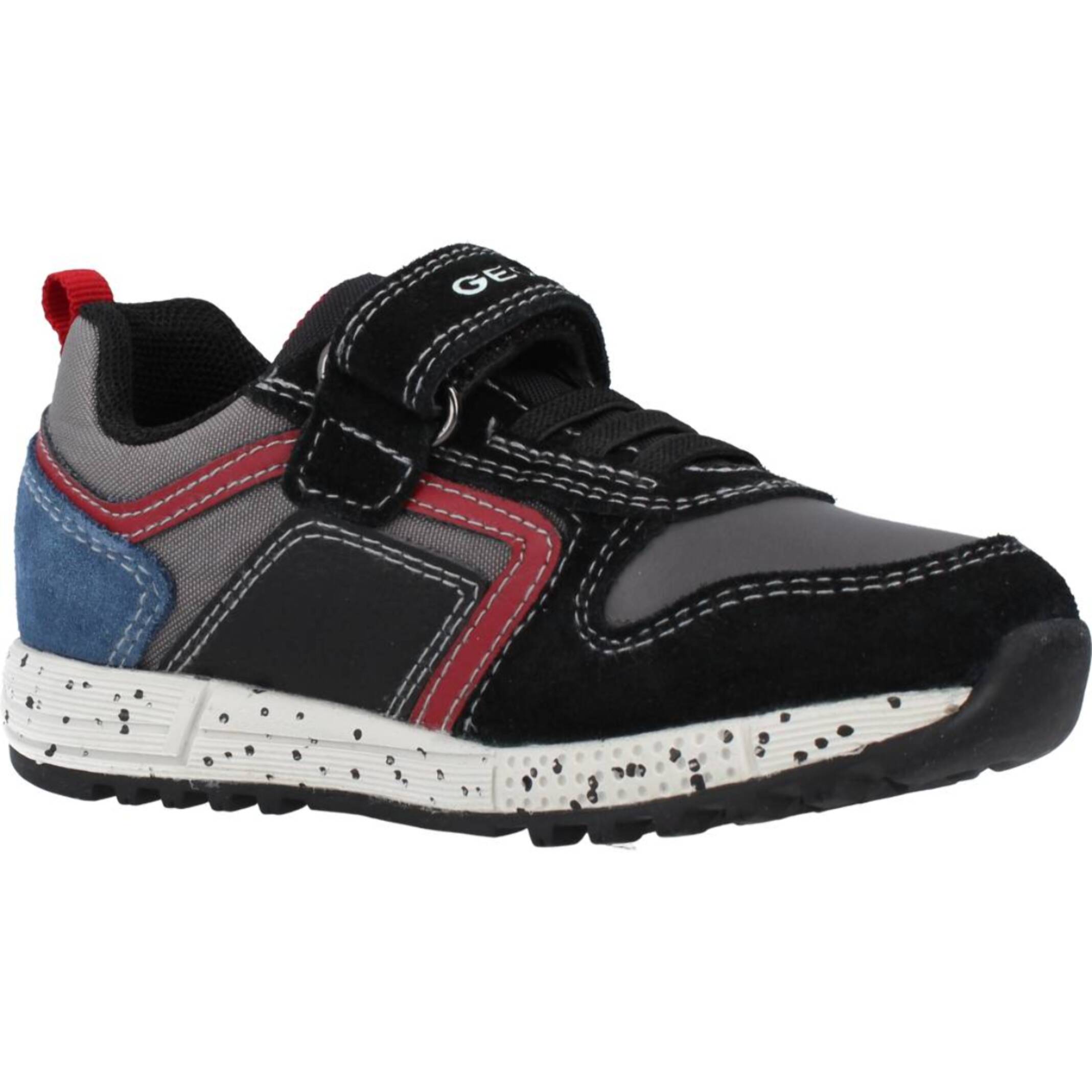 Zapatillas Niño de la marca GEOX  modelo B ALBEN BOY NEGRO