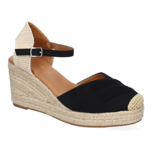 Sandalia de Cuña de Yute para Mujer, Comodo y Elegante, Diseño Moderno