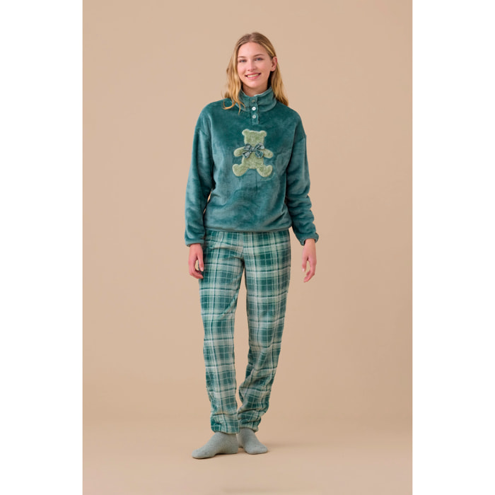 Pigiama donna coral articolo greenbear. Noidinotte