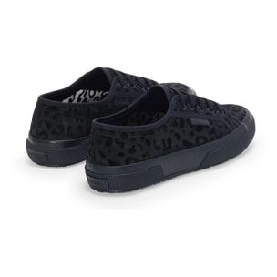 Le Superga Donna Nero 2750 Net Leopard