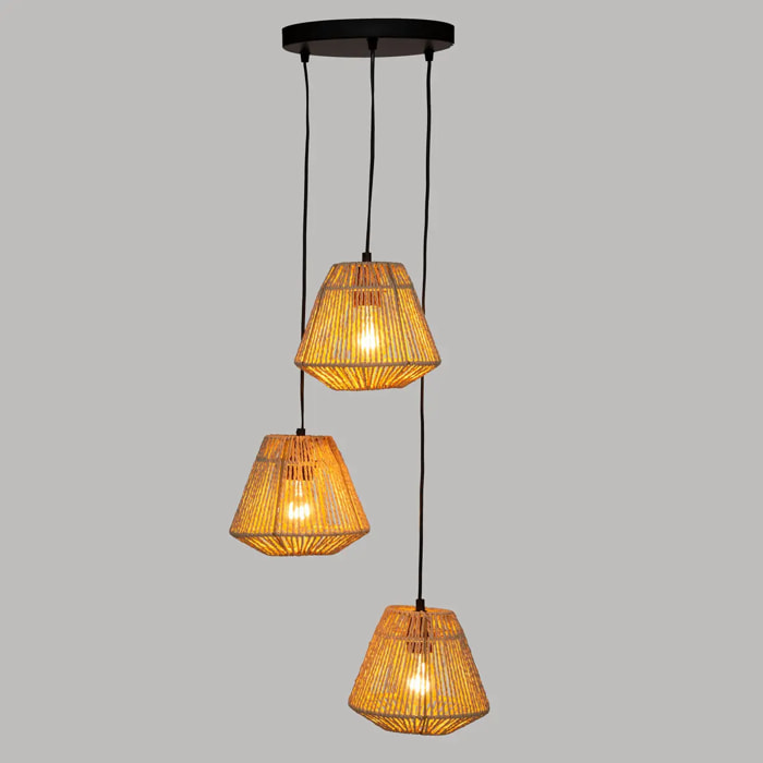 Suspension "Jily" corde D20cm
