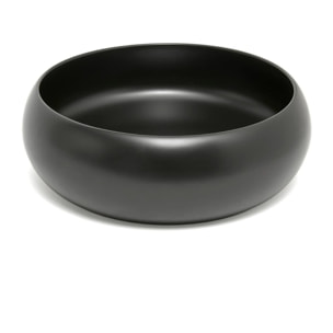 Feel Design lavabo à poser 36x36 cm noir mat sans trop-plein, qualité SAT, (SATUMFEEL3636BKM)