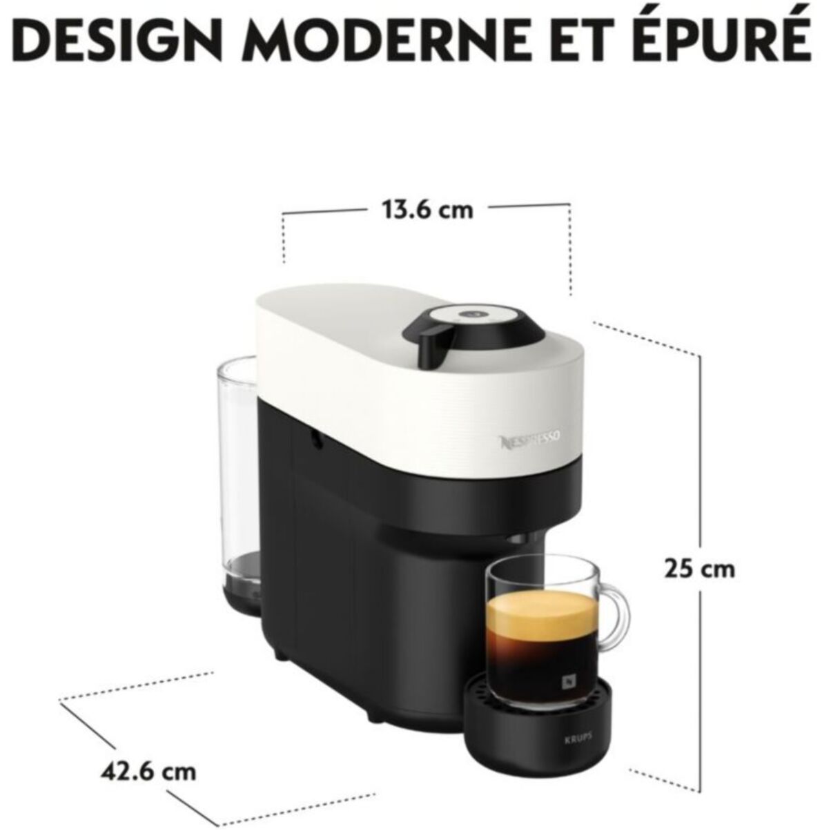 Nespresso KRUPS Vertuo POP + Aeroccino STARBUCKS