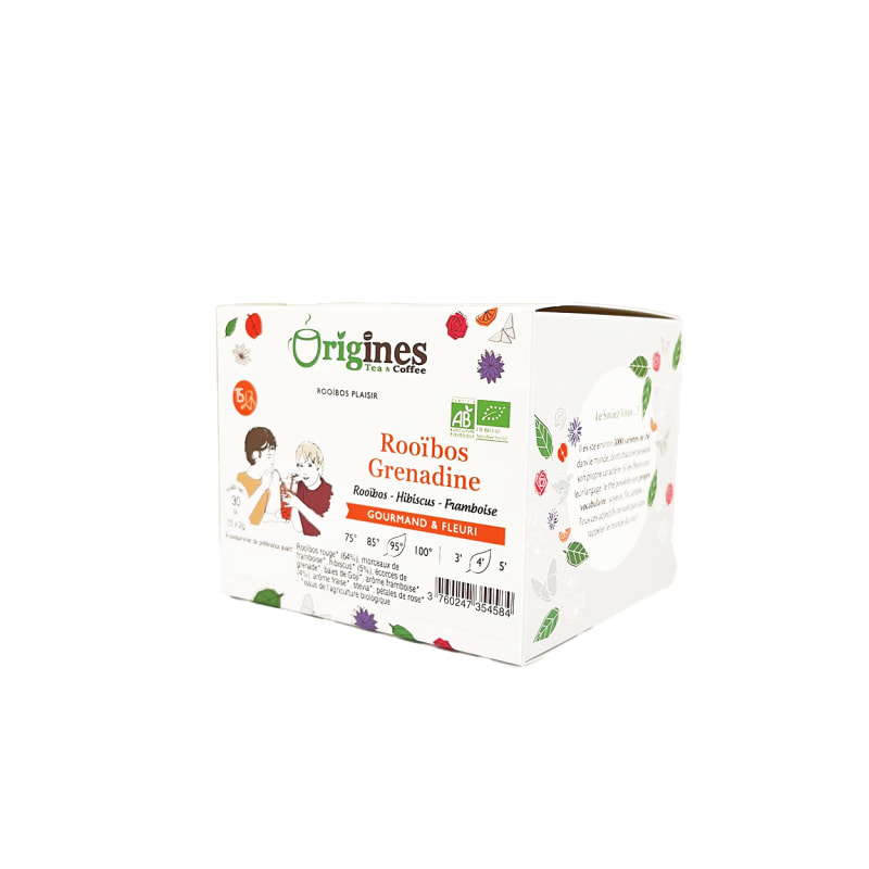 Rooïbos Grenadine Bio - Infusettes 15x2g