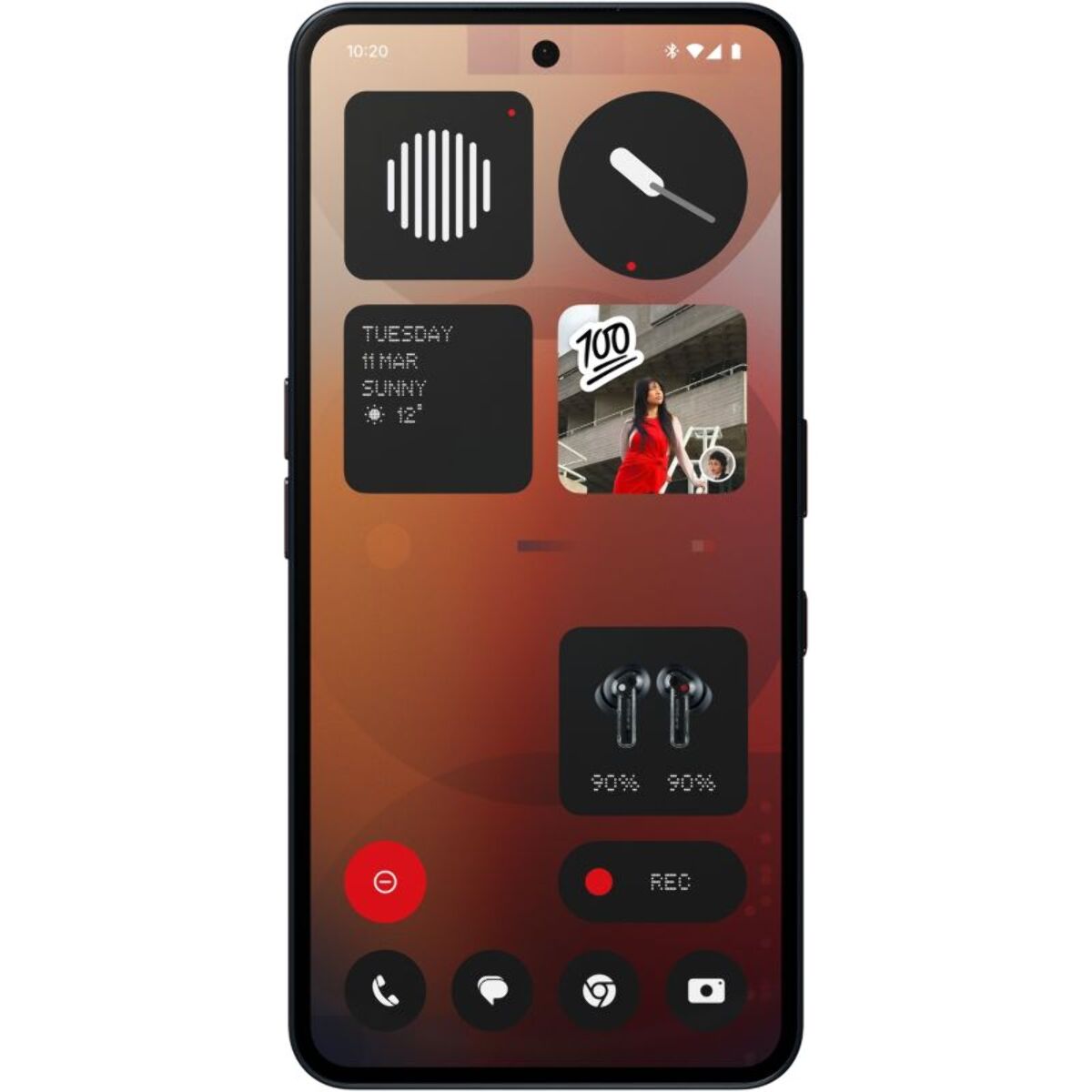 Smartphone NOTHING Phone (3a) Noir 256Go 5G