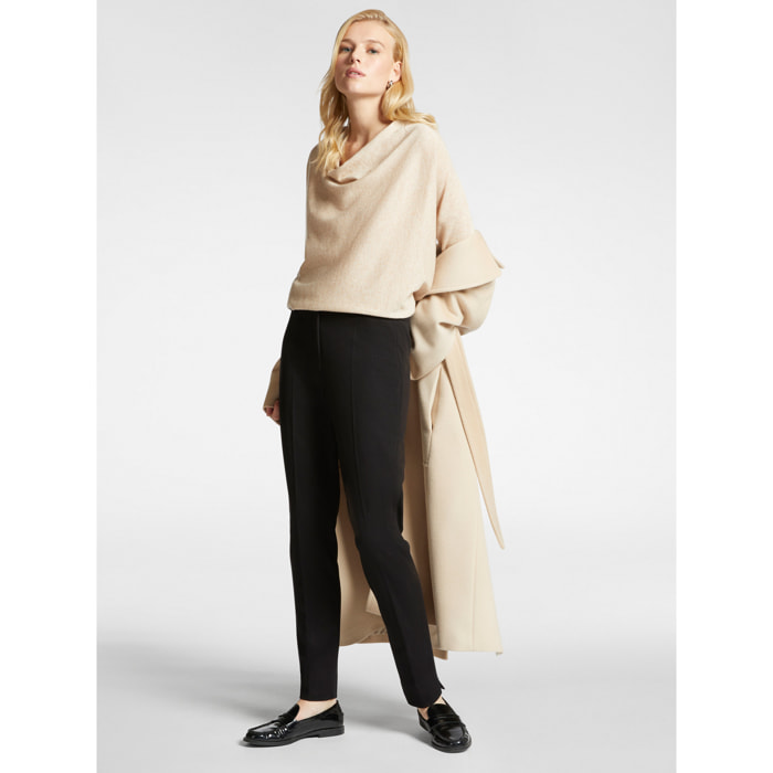 Elena Mirò - Pantaloni slim in jersey - Nero