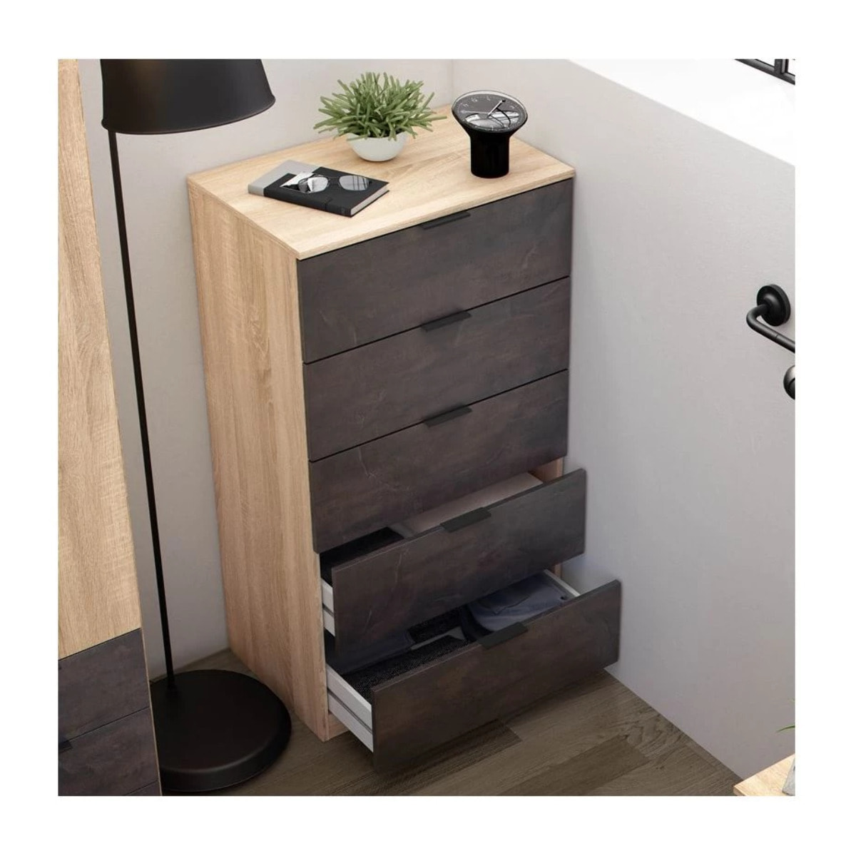 Cómoda Luca Roble Canadian - Óxido