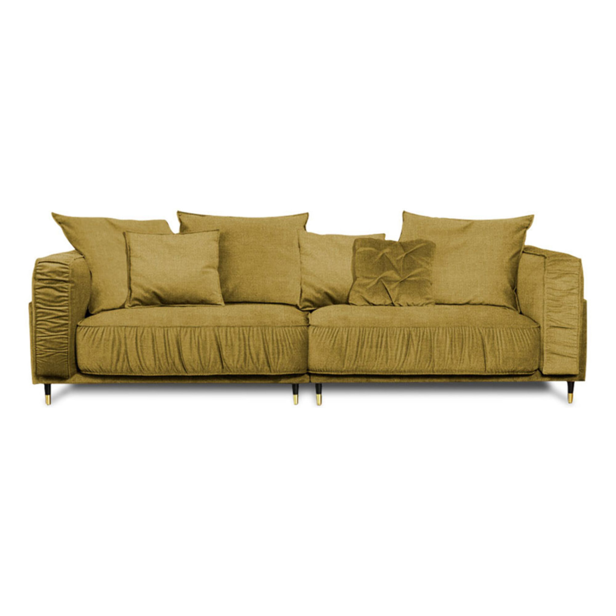 Canapé Droit Velours Fiorenzo - 4 places