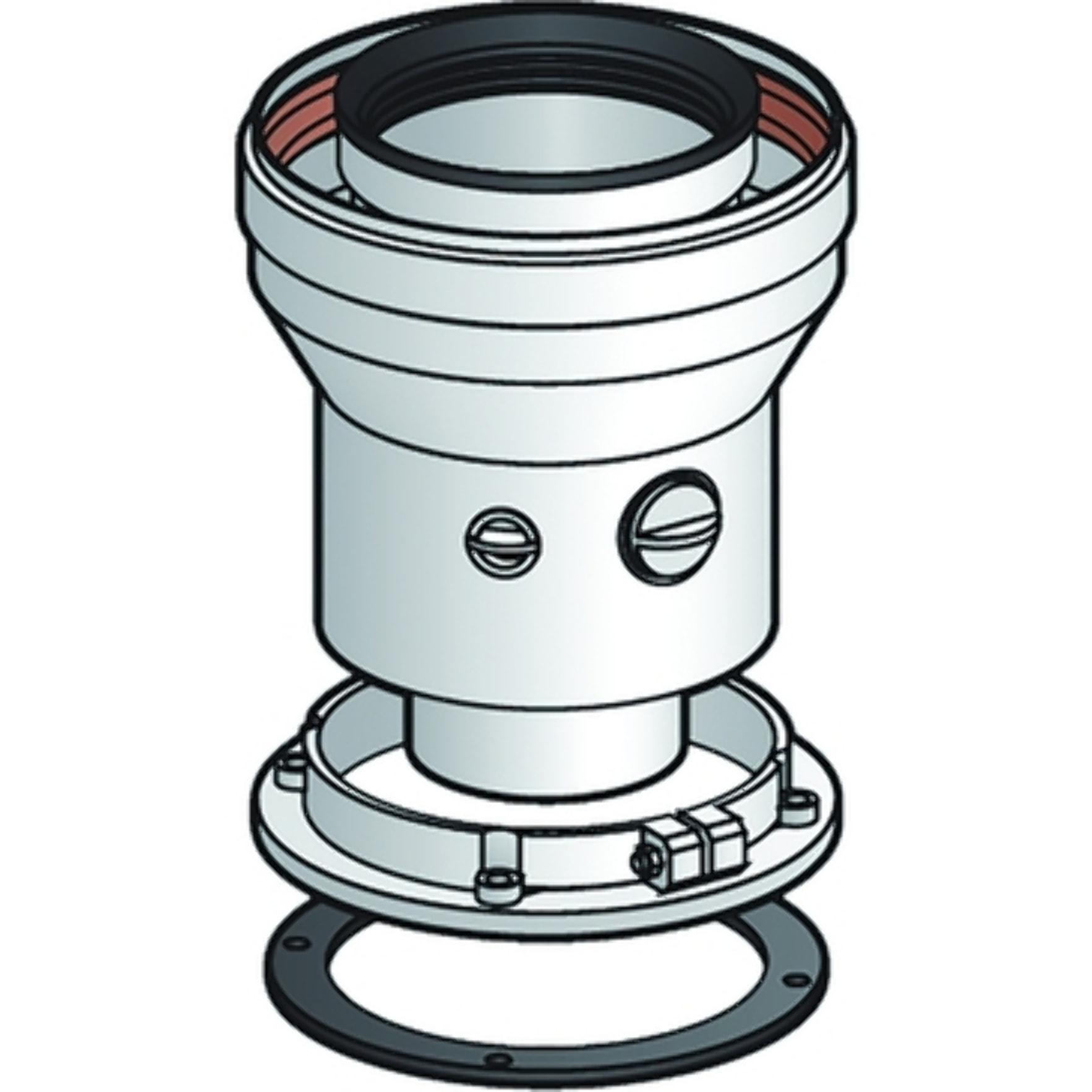 Départ Vert 60/100-80/125+2PM POUJOULAT ADA2P 60EP/80GP - 17080789