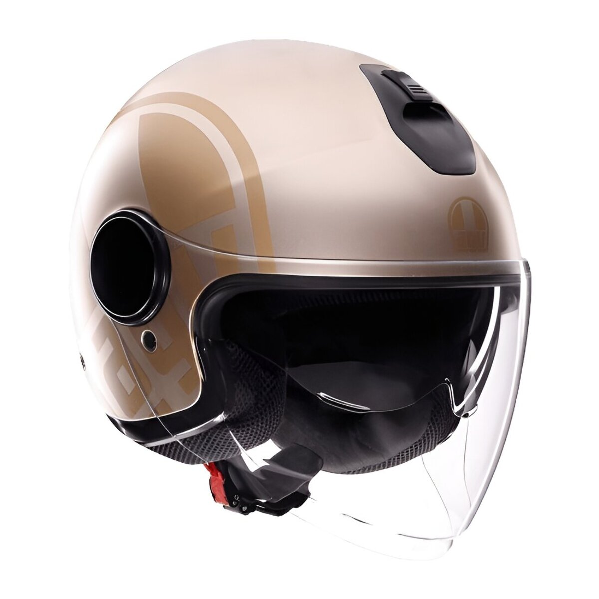 CASCO AGV ETERES E2206 SIROLO MATT WHITE/GOLD