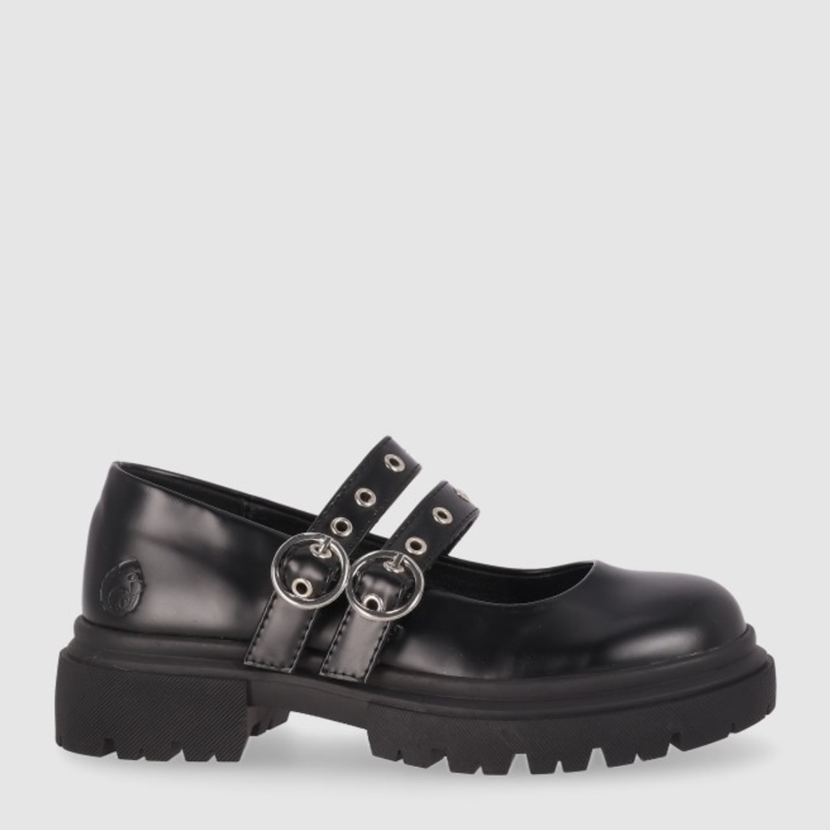 Zapatos - Negro/Pu - Tacón: Bajo