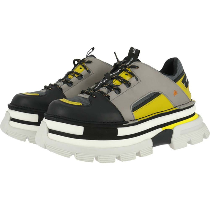 Zapatos 1640 MULTI LEATHER GREY-YELLOW/ ART CORE 2 color Grey-yellow