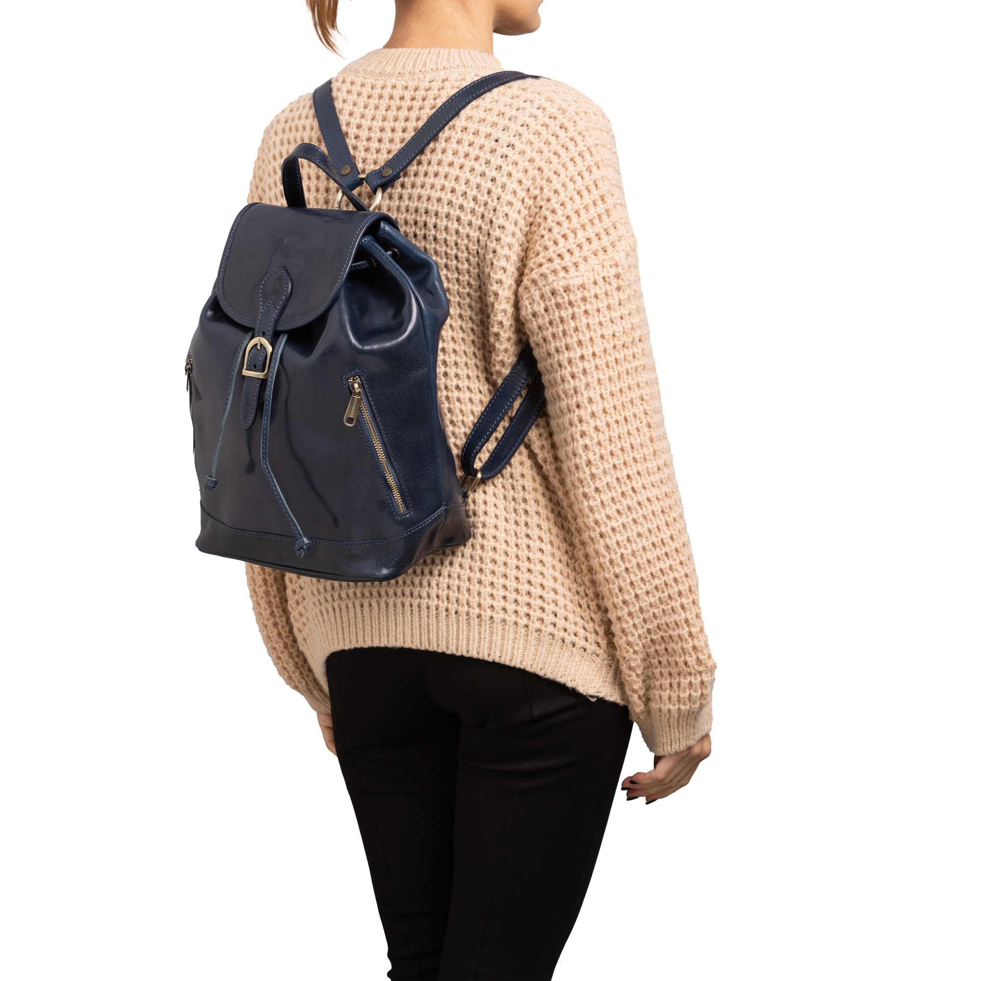 Borsa a spalla  da donna In Vera pelle Made in Italy 25x32x14 cm