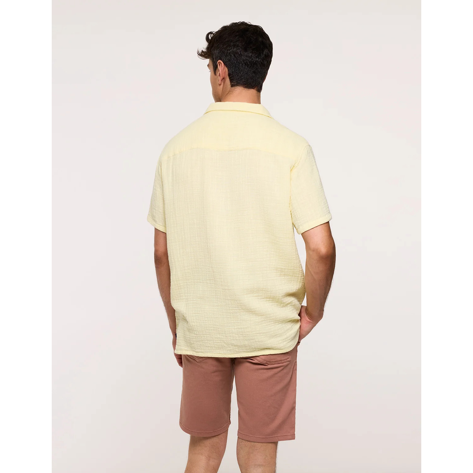 Camisa Manga Corta Amarillo Pastel - Bambino