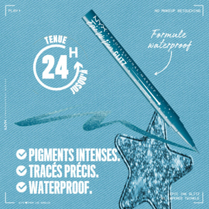 NYX Professional Makeup Epic Ink Eyeliner Glitz TAPERED TWINKLE