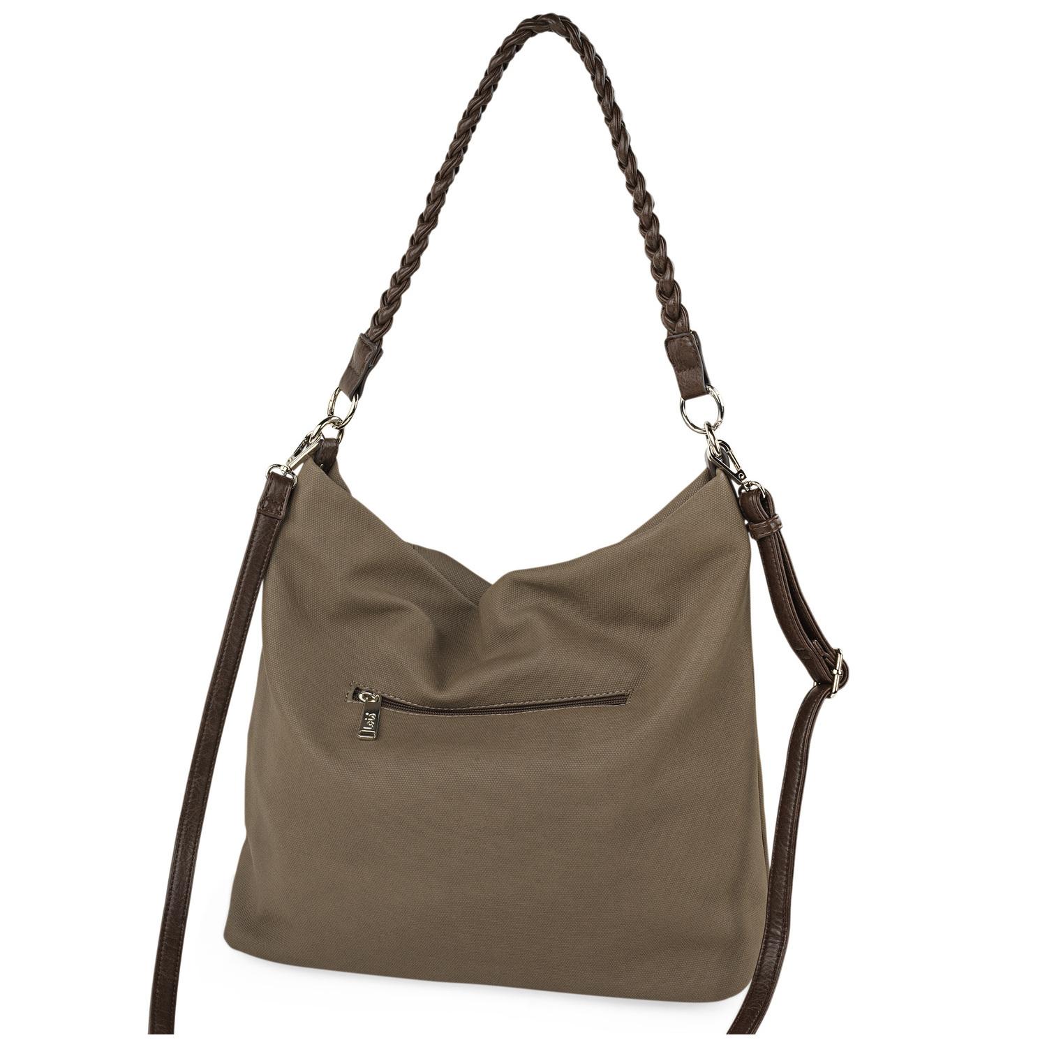 Bolso Hobo-Hombro Lois Indiana Taupe