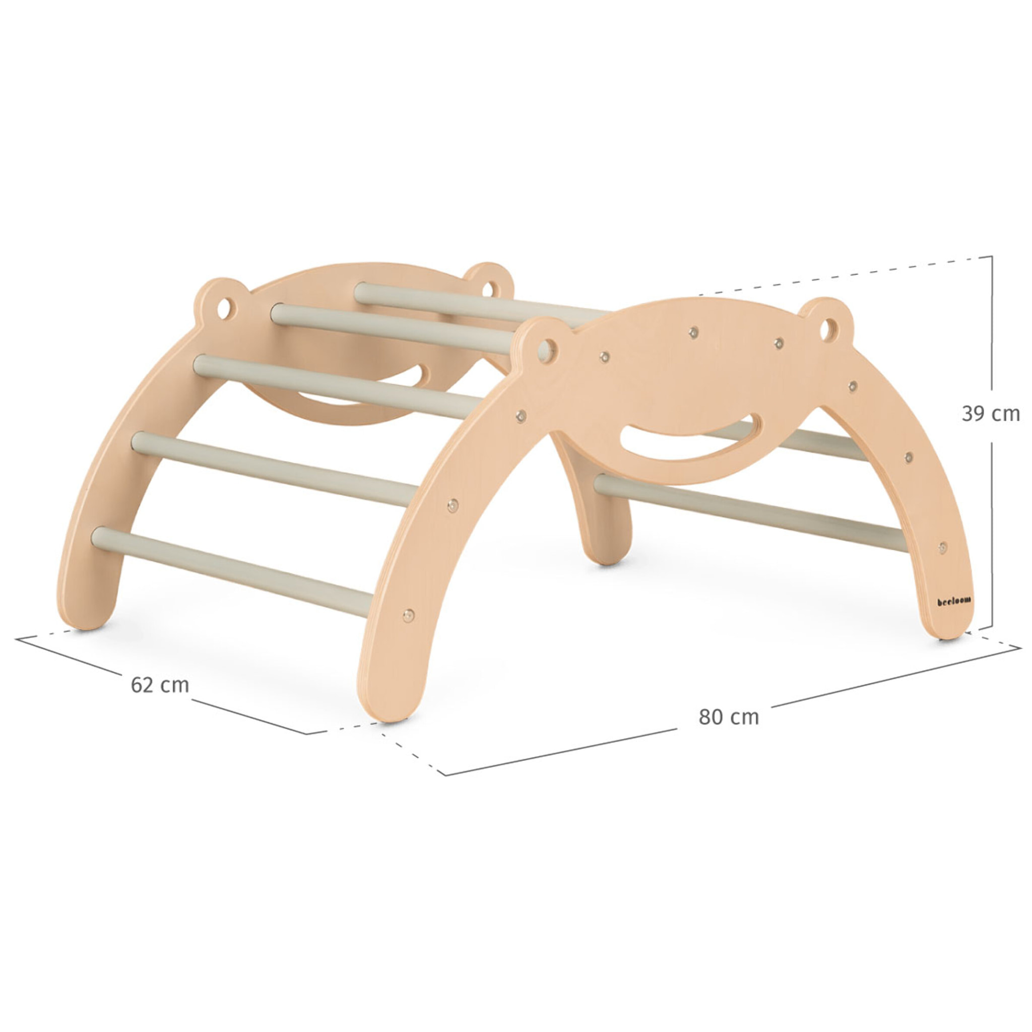 Arco de escalada de madera FROG PIKLER para niños
