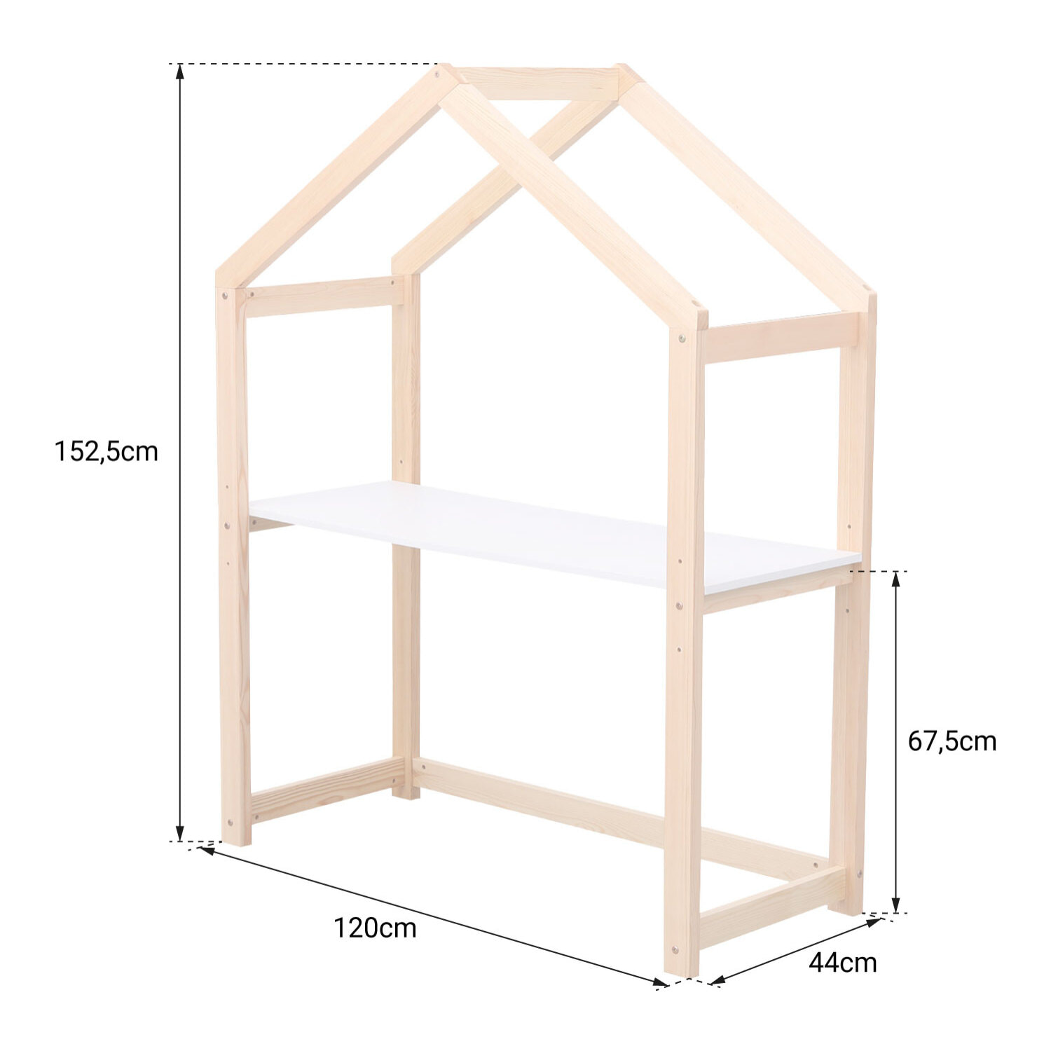Bureau cabane évolutif pour enfant MARTIN