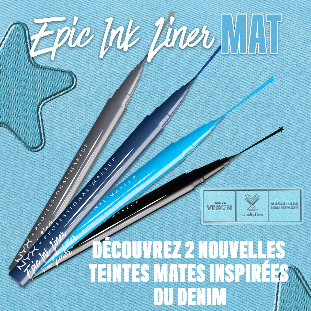 NYX Professional Makeup Epic Ink Eyeliner Glitz TAPERED TWINKLE