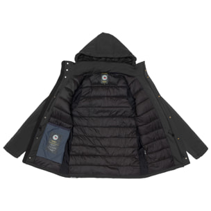 Chaqueta Hot Buttered térmica impermeable Nusakan negro