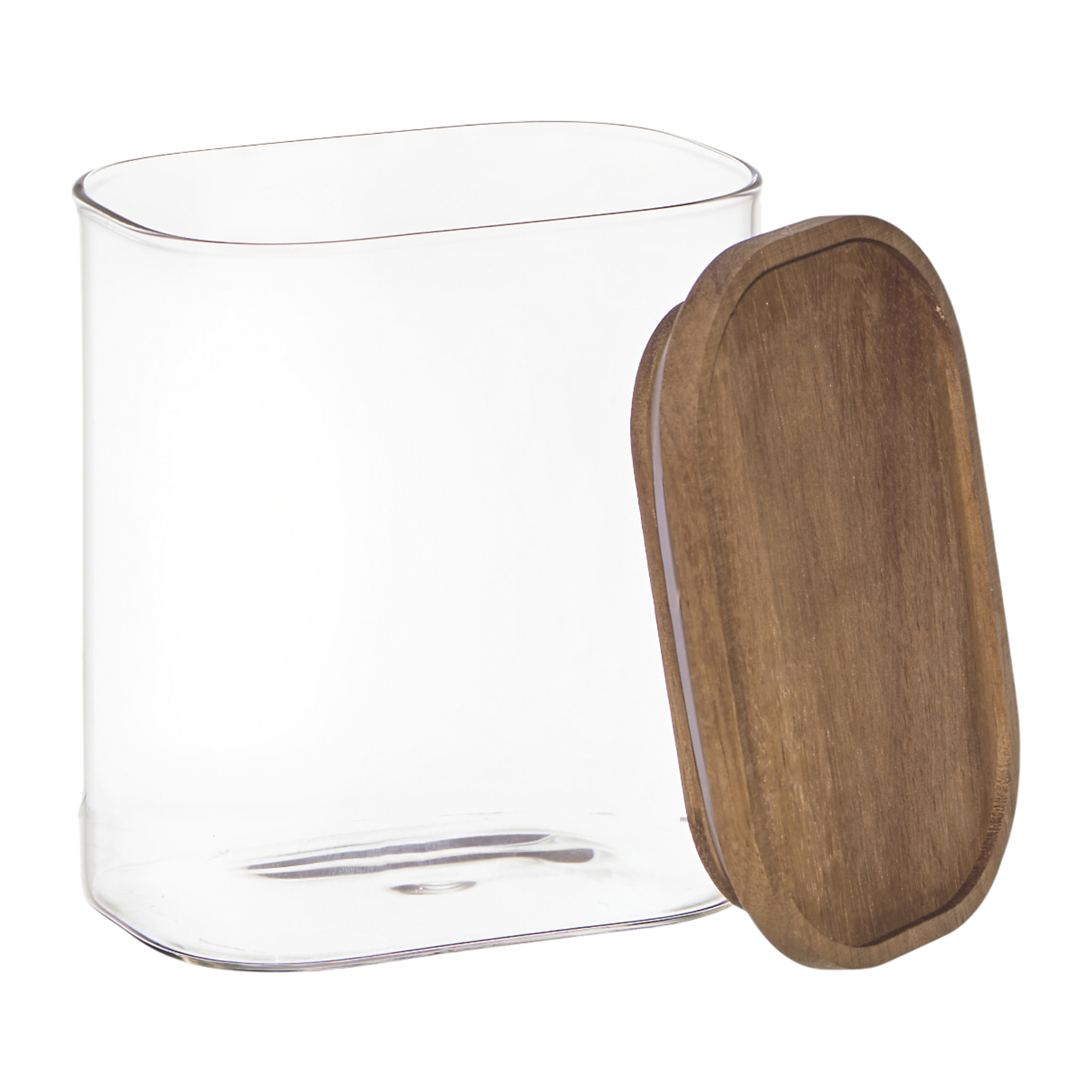 Bocal - HOME DECO FACTORY - HERITAGE - Borosilicate - Empilable - Transparent et marron