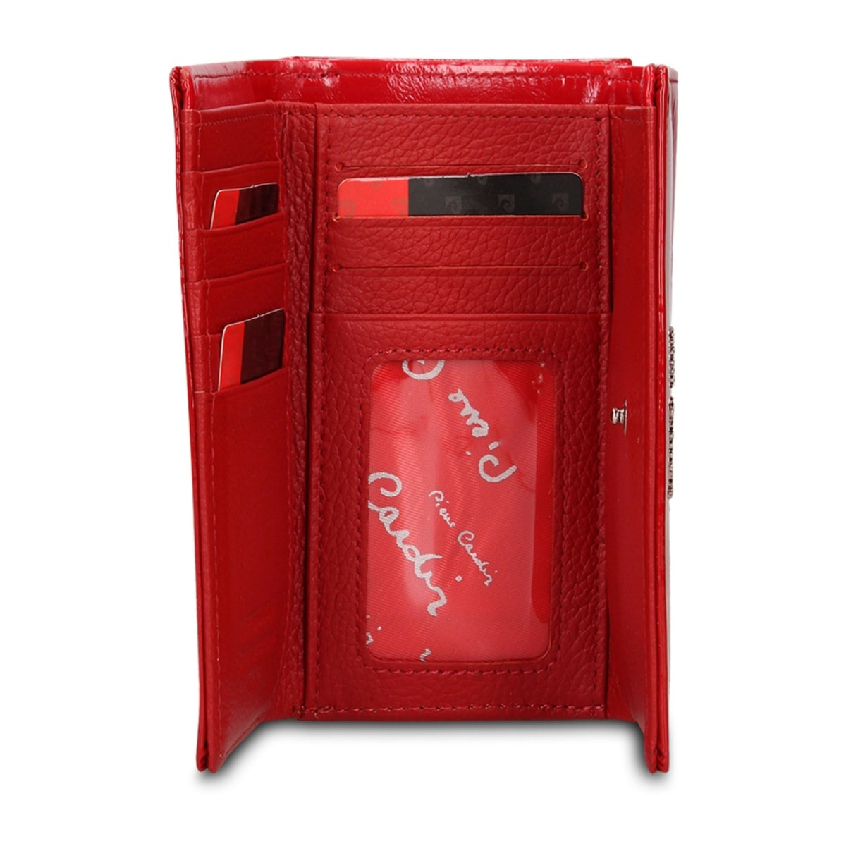 Portafoglio da donna - Modello Celeste Lux - 100% pelle - 14.5 x 9.0 x 4.0 cm