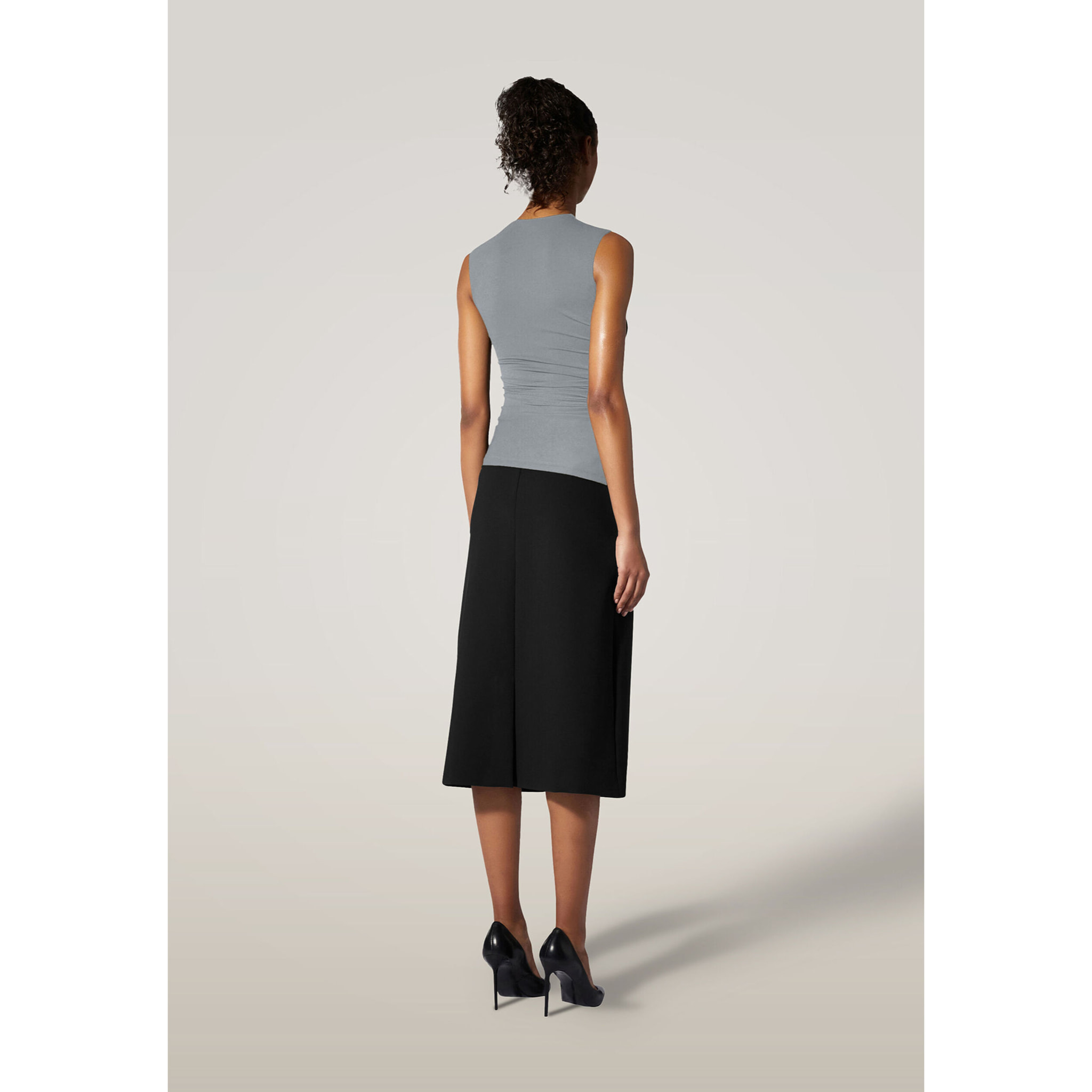 Top senza maniche The Crepe Jersey Top Sleeveles