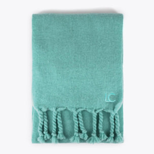 Sciarpa Liscia con Frange Spesse