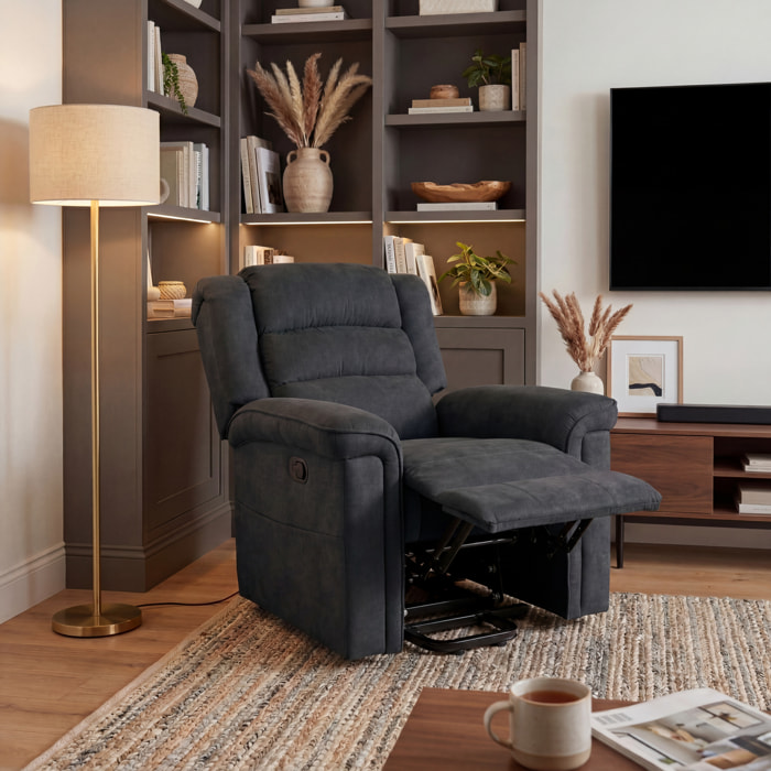 Fauteuil électrique inclinable BERNIE gris