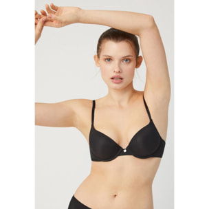 Reggiseno push-up nero coppa B