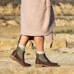 Botines con tacón N5947 PLEASANT BLACK / IRATI color Black