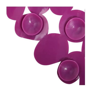 Tapis fond de baignoire PVC GALETS 35x68cm Violet MSV