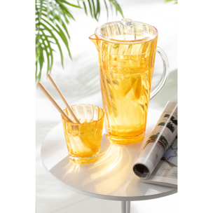 J-Line carafe Vague - plastque - orange