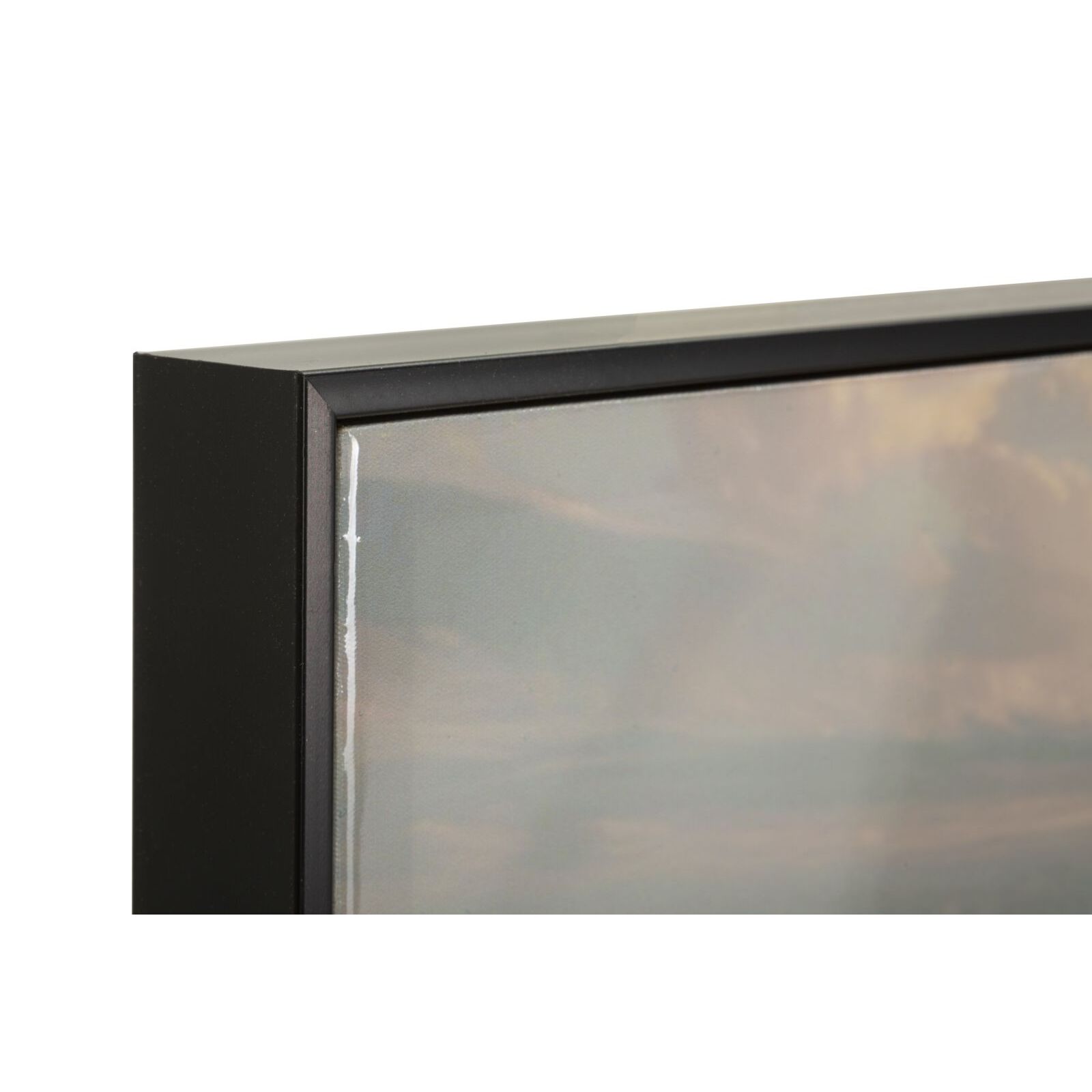 STAMPA DIPINTA SU TELA LACCATA BEACH C/CORNICE -B- CM 152X4X52