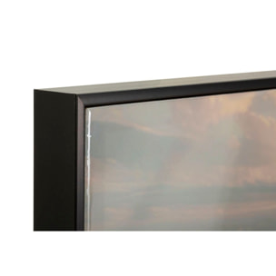 STAMPA DIPINTA SU TELA LACCATA BEACH C/CORNICE -B- CM 152X4X52