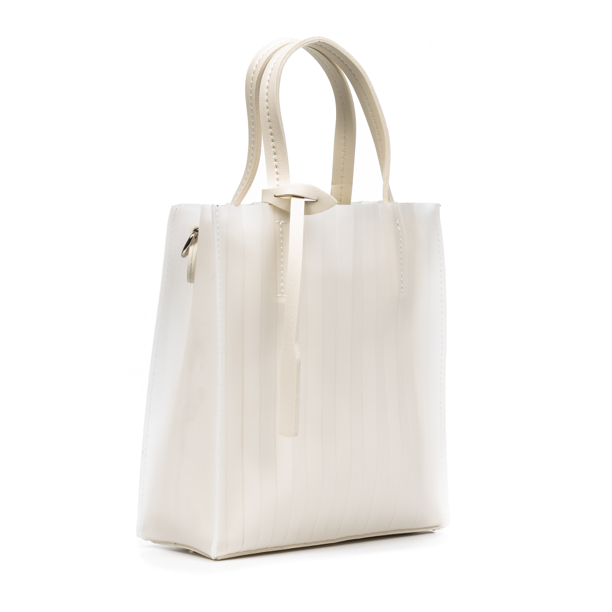 Borsa da Donna Enna Materiale PVC Pelle Sintetica PU 18x8x20 Cm. Beige