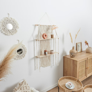 ETAGERE DECO DOUBLE BOHO