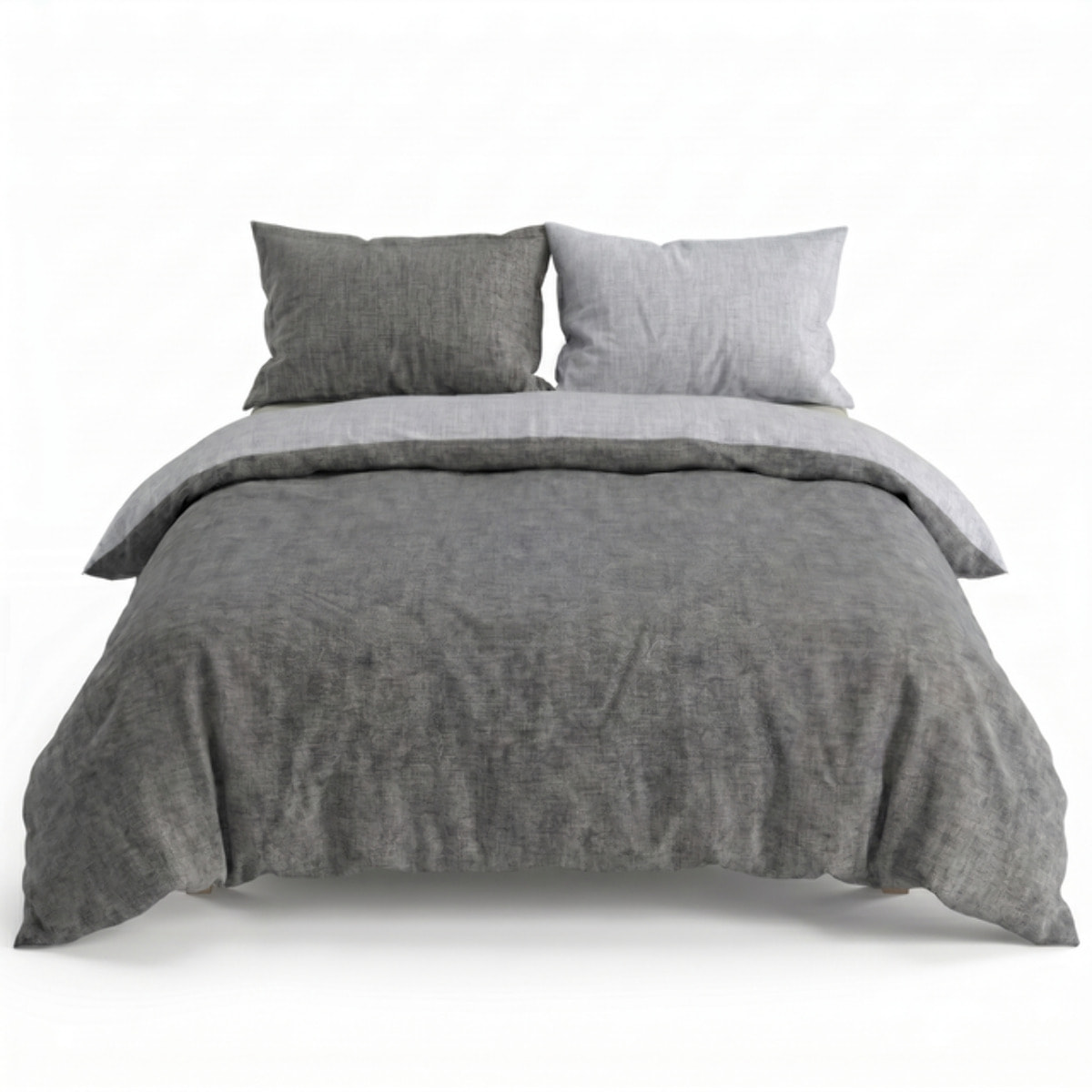Parure copripiumino in flanella di cotone caldo e morbido, set sacco copripiumino con federa double face, tessuto tinto filo traspirante e resistente, ideale per inverno, comfort avvolgente, facile da lavare e durevole
