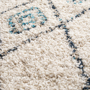 Tapis shaggy tissé motif berbère BONBIL