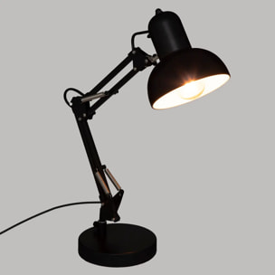 Lampe "Bren" - métal - noir - H55 - 8 cm