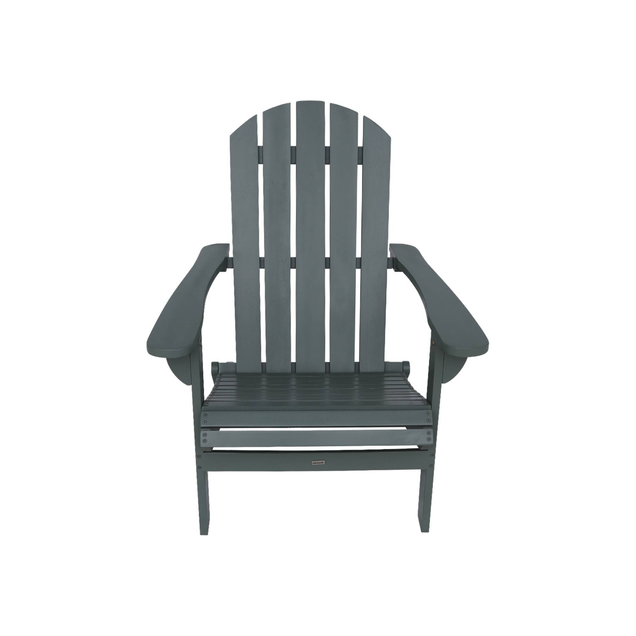 Fauteuil adirondack kaki en bois d'acacia avec accoudoirs KERINA. plusieurs coloris. 90 x 71 x 91.5 cm