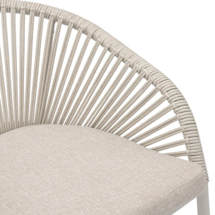 Fauteuil de jardin Oryon empilable argile