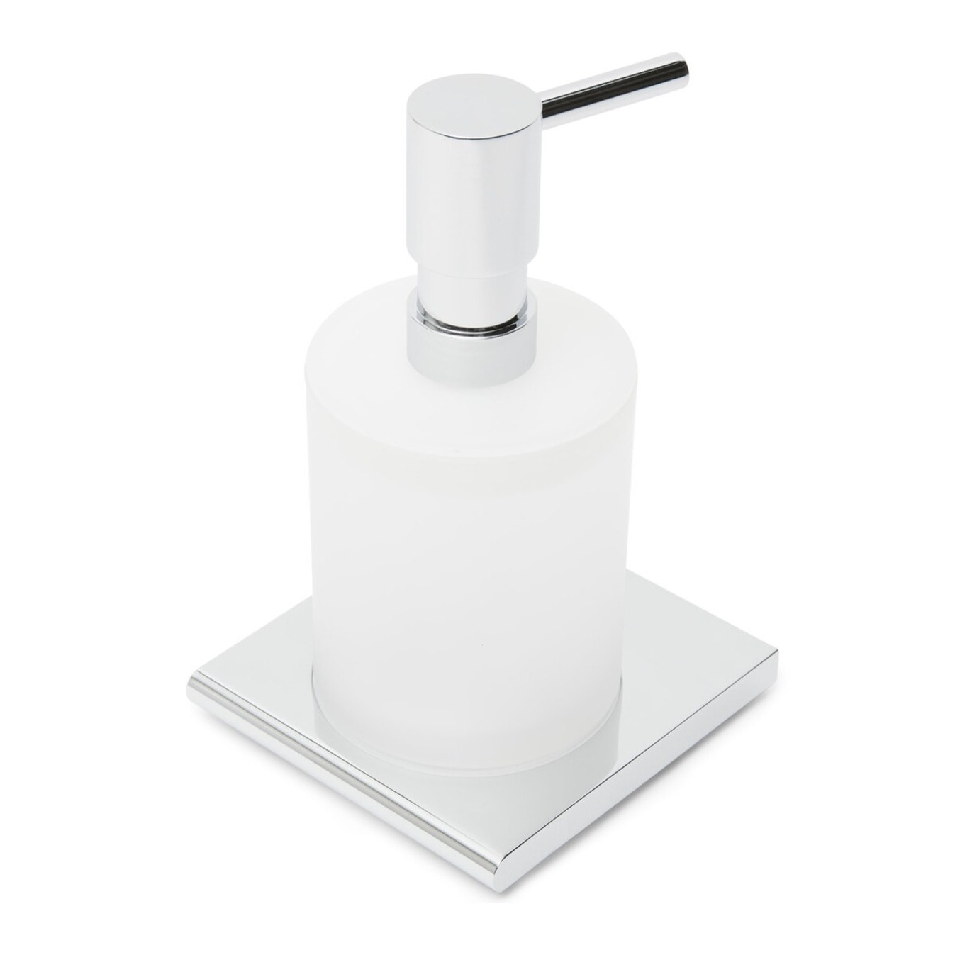 Evolution R Distributeur de savon avec support mural en métal, Chrome (SATDEVOR99)