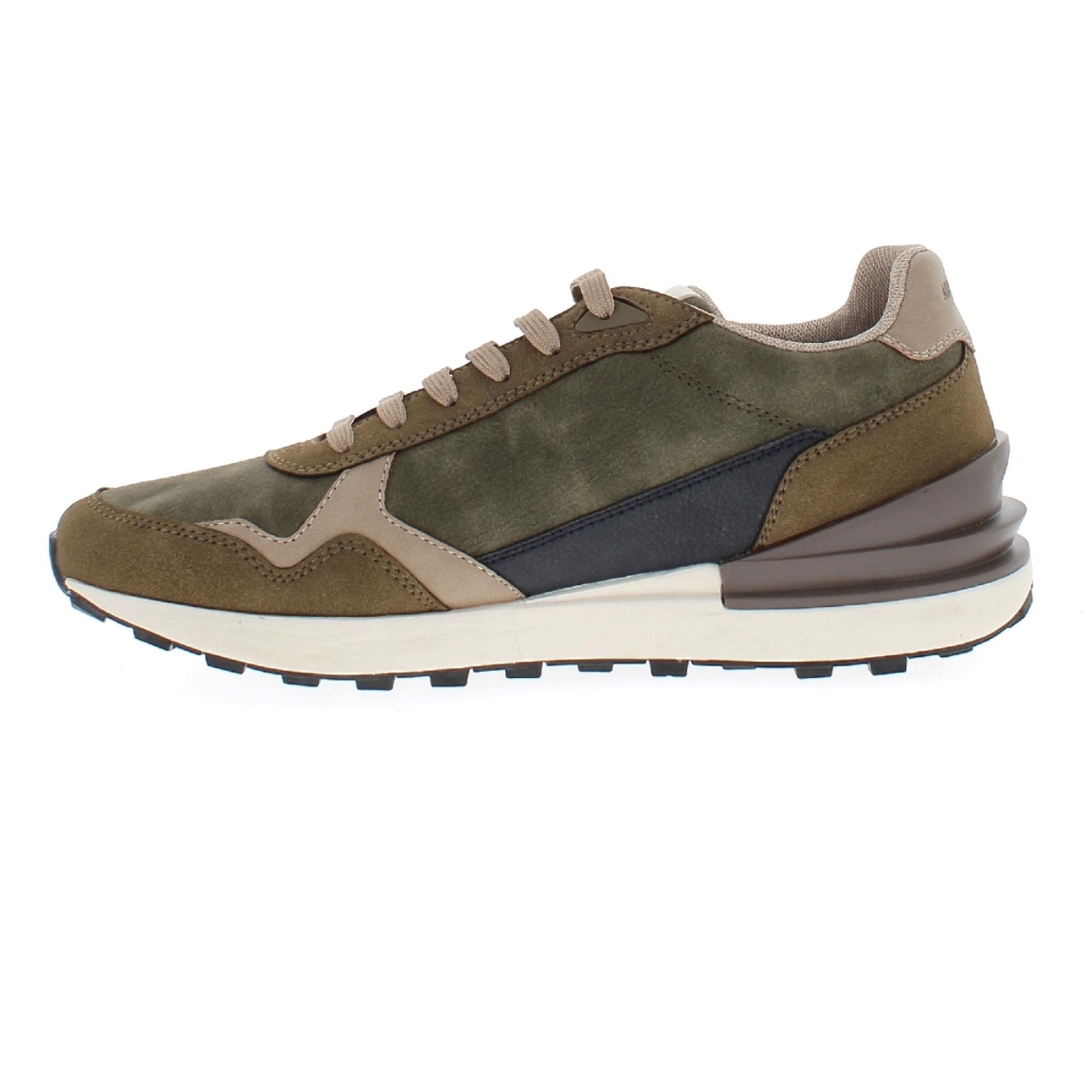 Armata di Mare Scarpe Uomo Sneakers Casual Stringate con Soletta Rimovibile in Memory Foam AMU W24D640 Olive