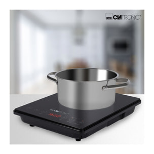 Plaque de cuisson simple à induction Clatronic EKI 3569 Noir