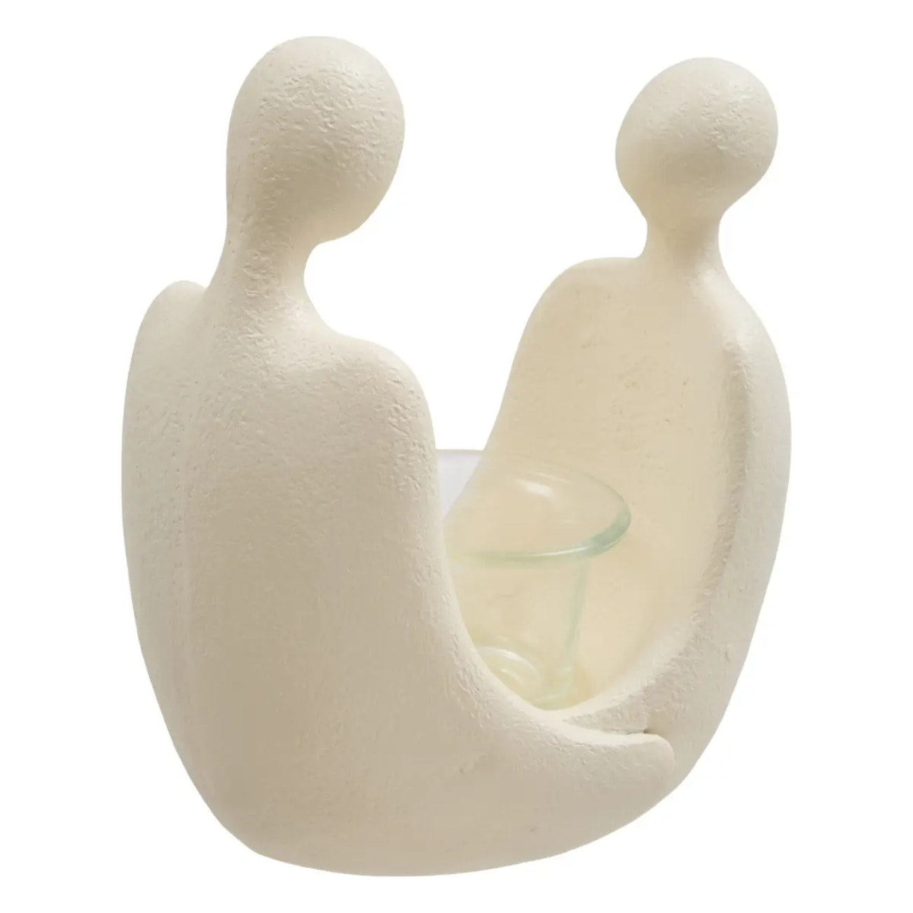 Photophore Mora H.17cm blanc