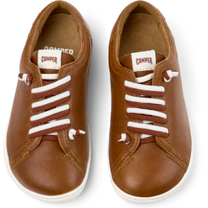 Sneakers - CAMPER Peu Cami - Marrone - Pelle liscia