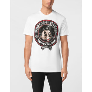 PHILIPP PLEIN Camiseta de cuello redondo y manga corta MONEY