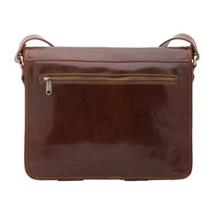 Borsa a tracolla  da donna In Vera pelle Made in Italy 35x27x14 cm
